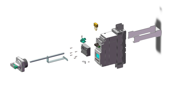 Systeme Electric SystemePact MCP  Рукоятка черная GM2/GM3/MFS фото