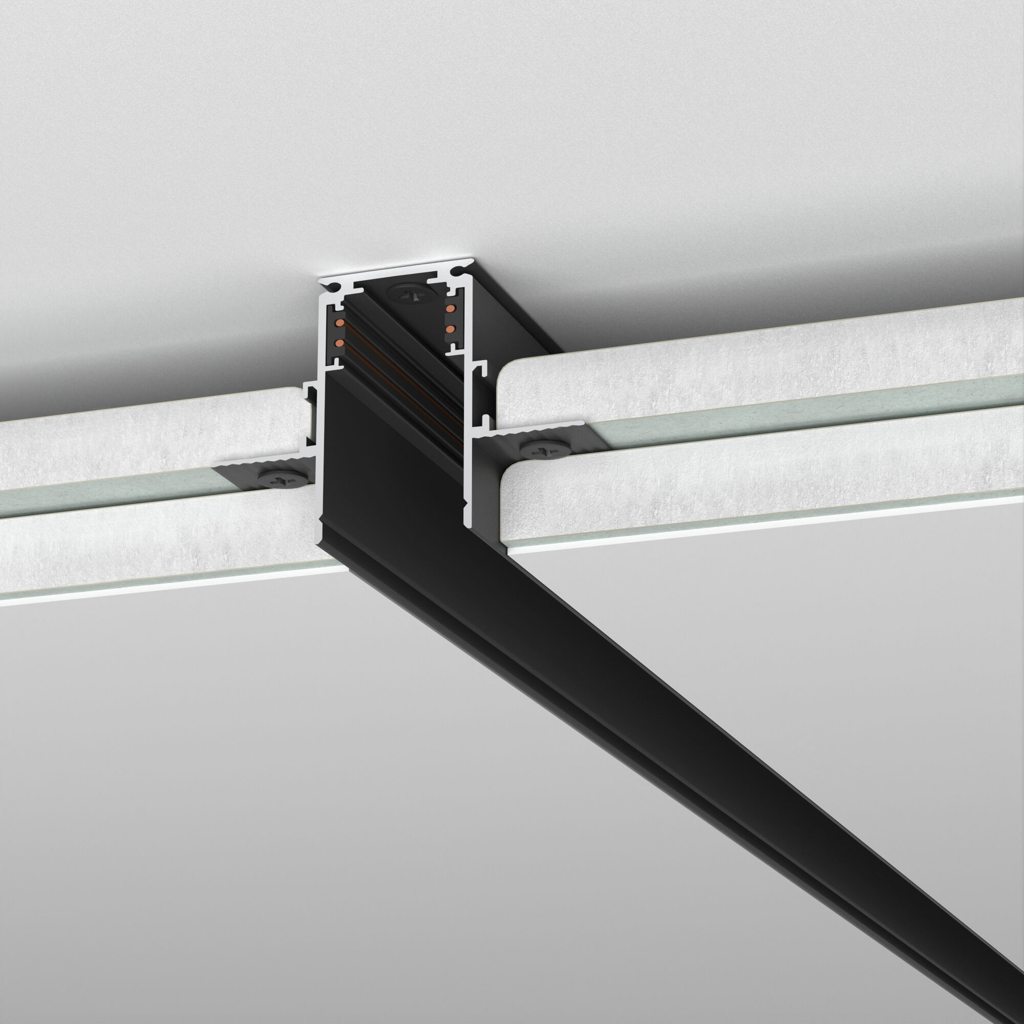 Elektrostandard Slim Magnetic Шинопровод встраиваемый под ГКЛ 12,5мм (черный) (2м) 85207/00 фото