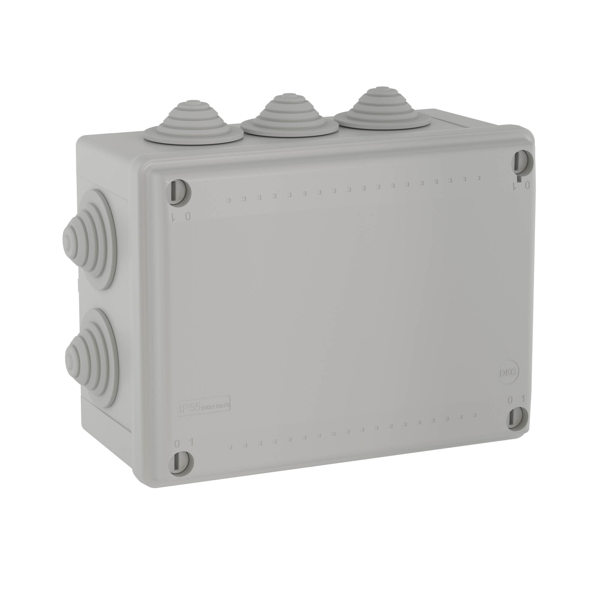 DKC Коробка ответвит. с 10 кабельными вводами д.32мм, IP55, 240х190х90мм фото