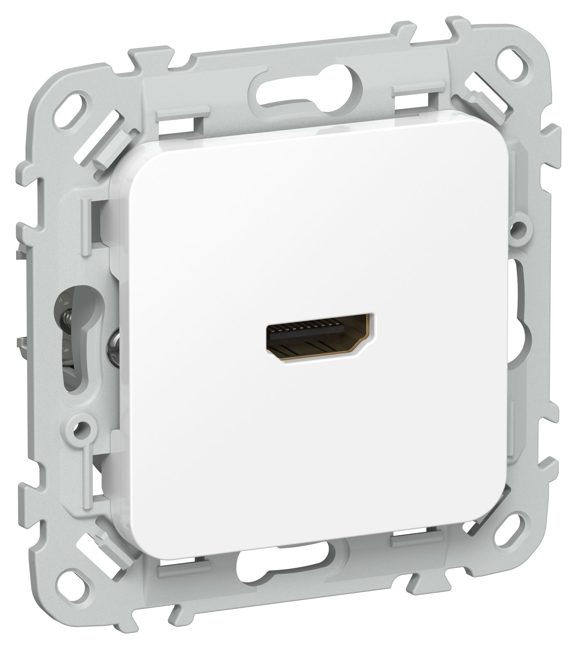 IEK FLITE Белый Розетка HDMI фото