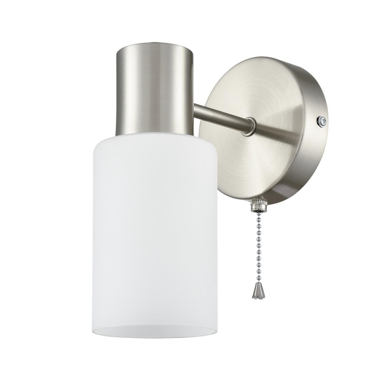 Lumion 8099/1W COMFI LN25 никель/белый металл/стекло Бра Е14 1*40W 220V MAVE фото
