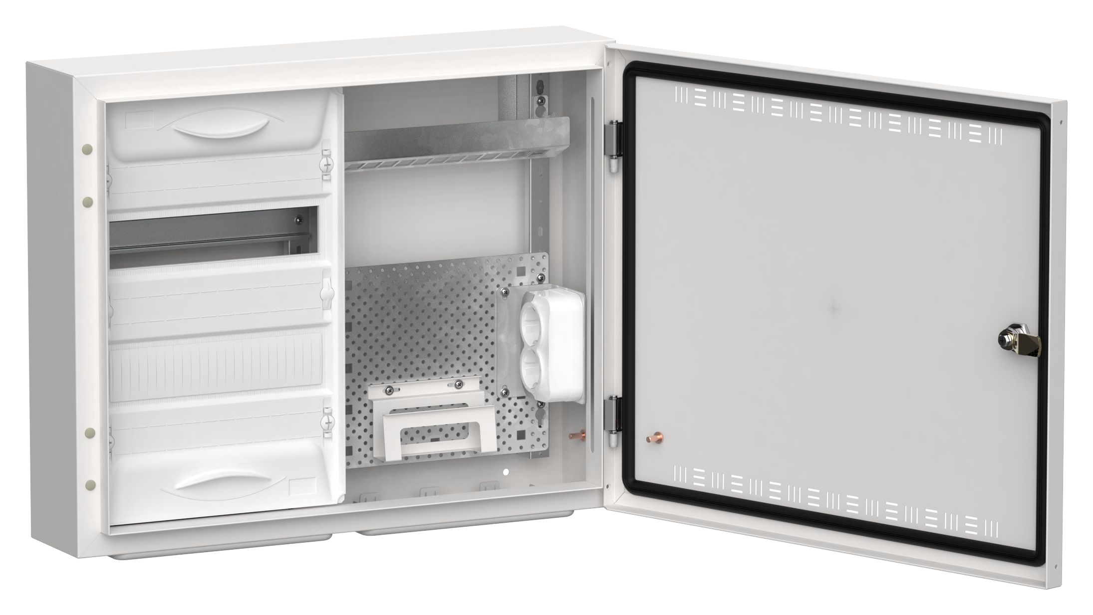 IEK TITAN 5 Корпус комбинированный ЩРн-24 (2х24) белый фото