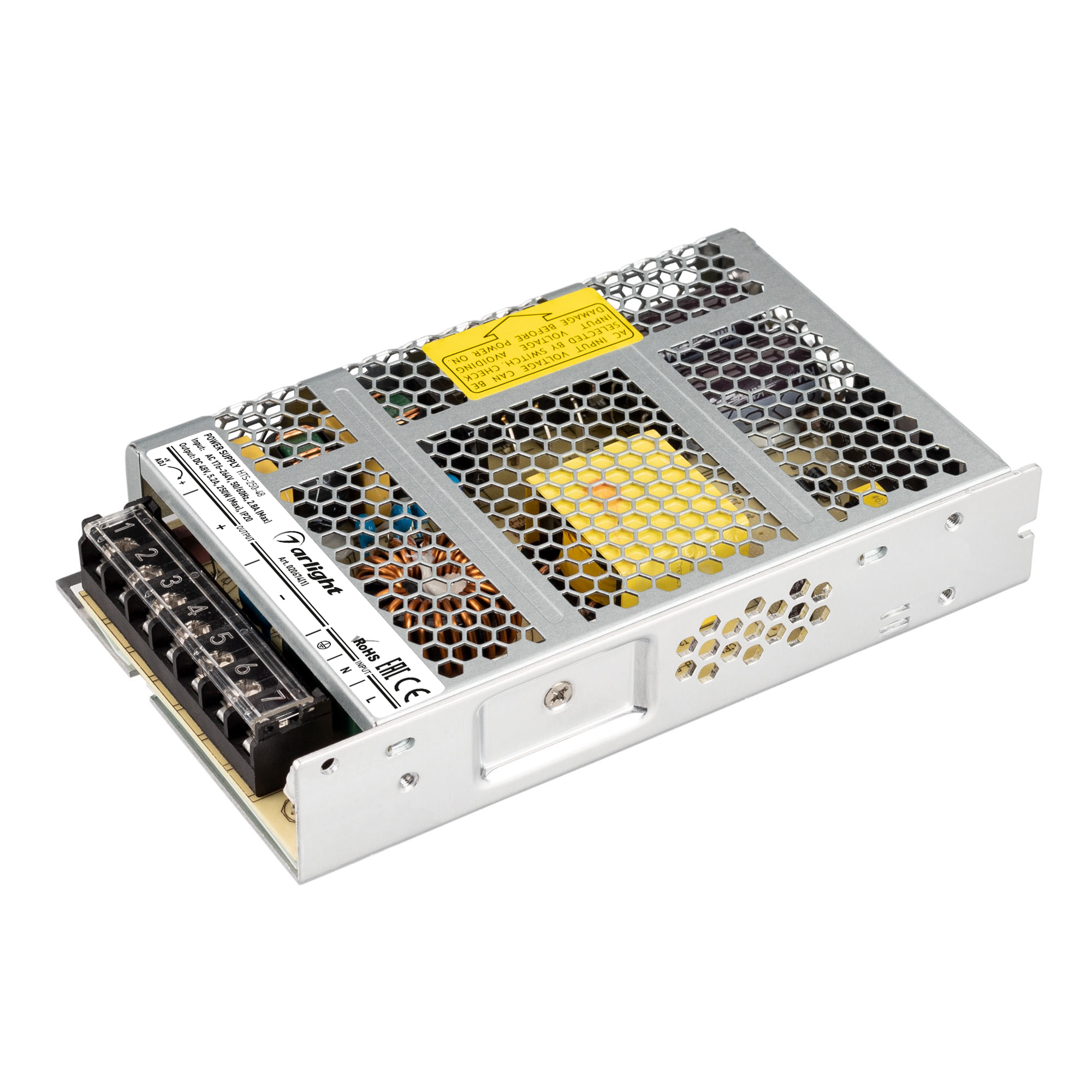 Arlight Блок питания HTS-250-48 (48V, 5.2A, 250W) (IP20 Сетка, 3 года) фото