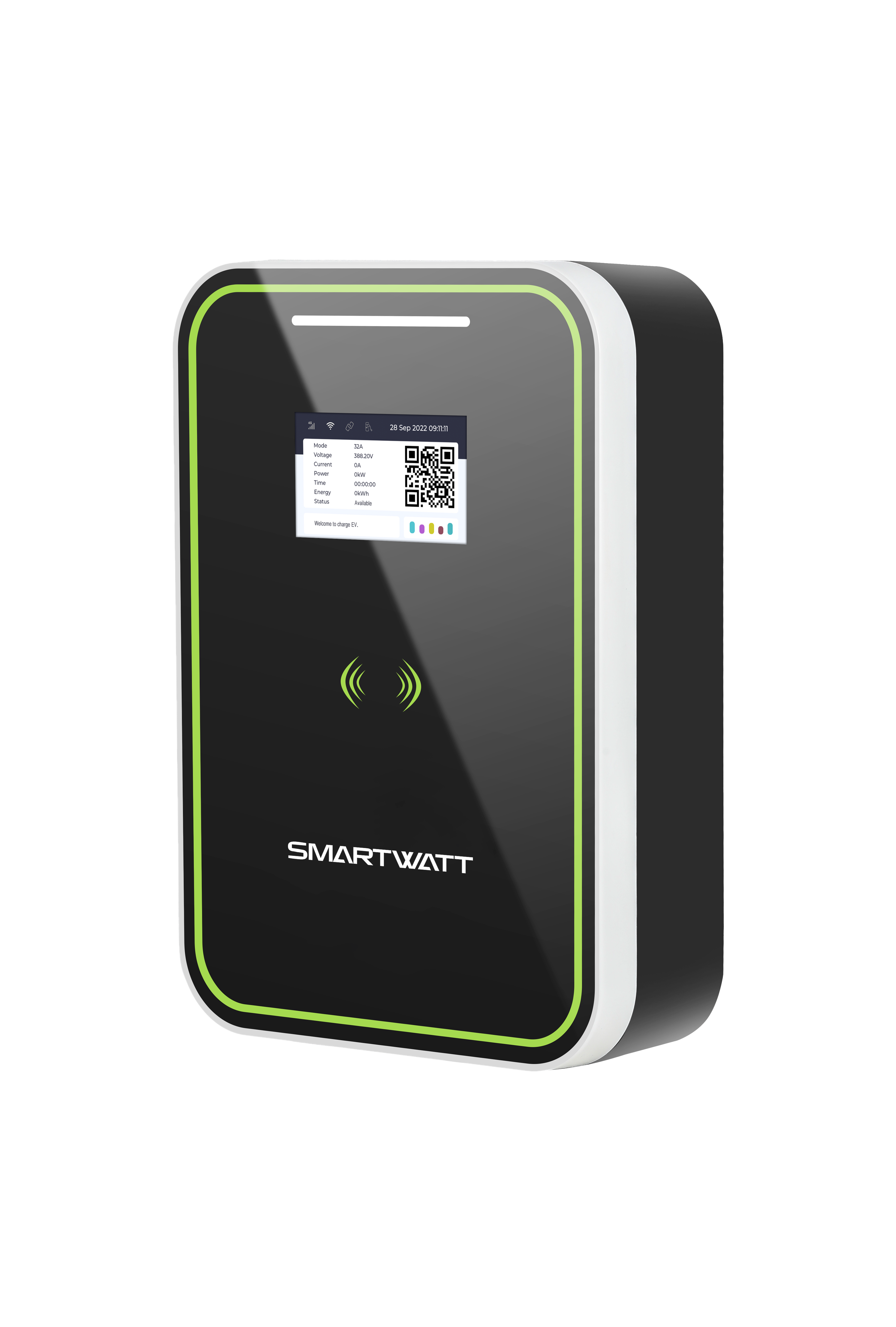 SMARTWATT Автомобильная электрозарядная станция EVC AC 22K 3P CP Type2 фото