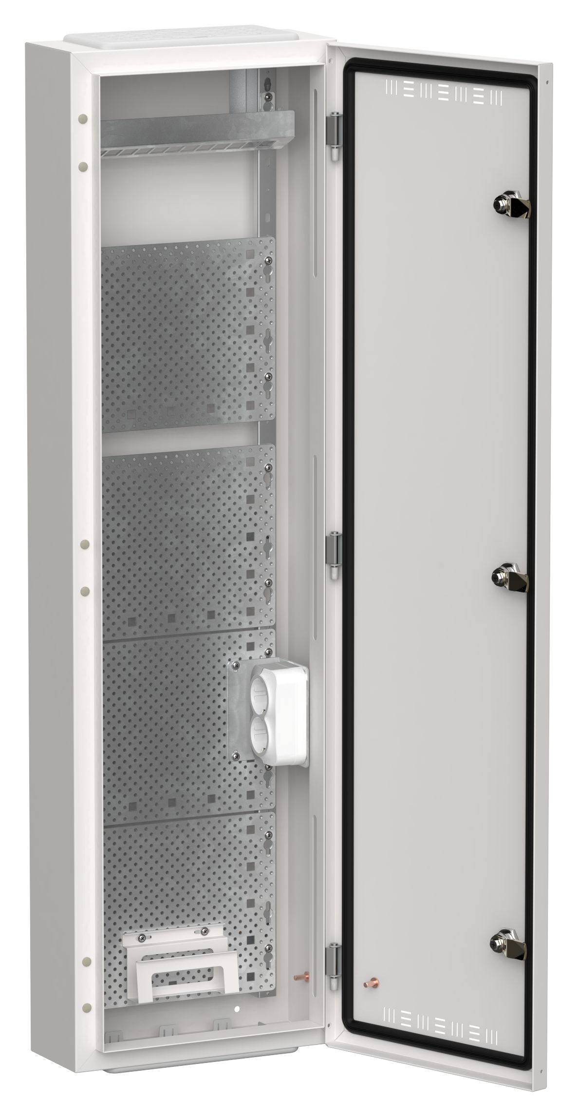 IEK TITAN 5 Корпус мультимедиа ЩРн-84 (1х84) белый фото