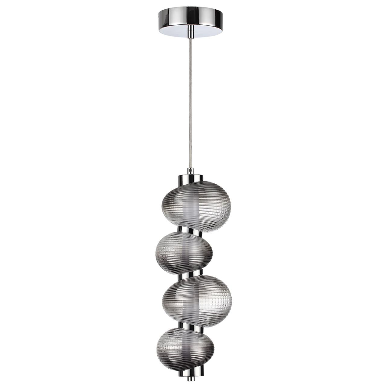 Odeon Light 5096/17L L-VISION ODL25 419 хром/дымчатый градиент/металл/стекло Подвес LED 17W 4000K 2686Лм BRUCO фото