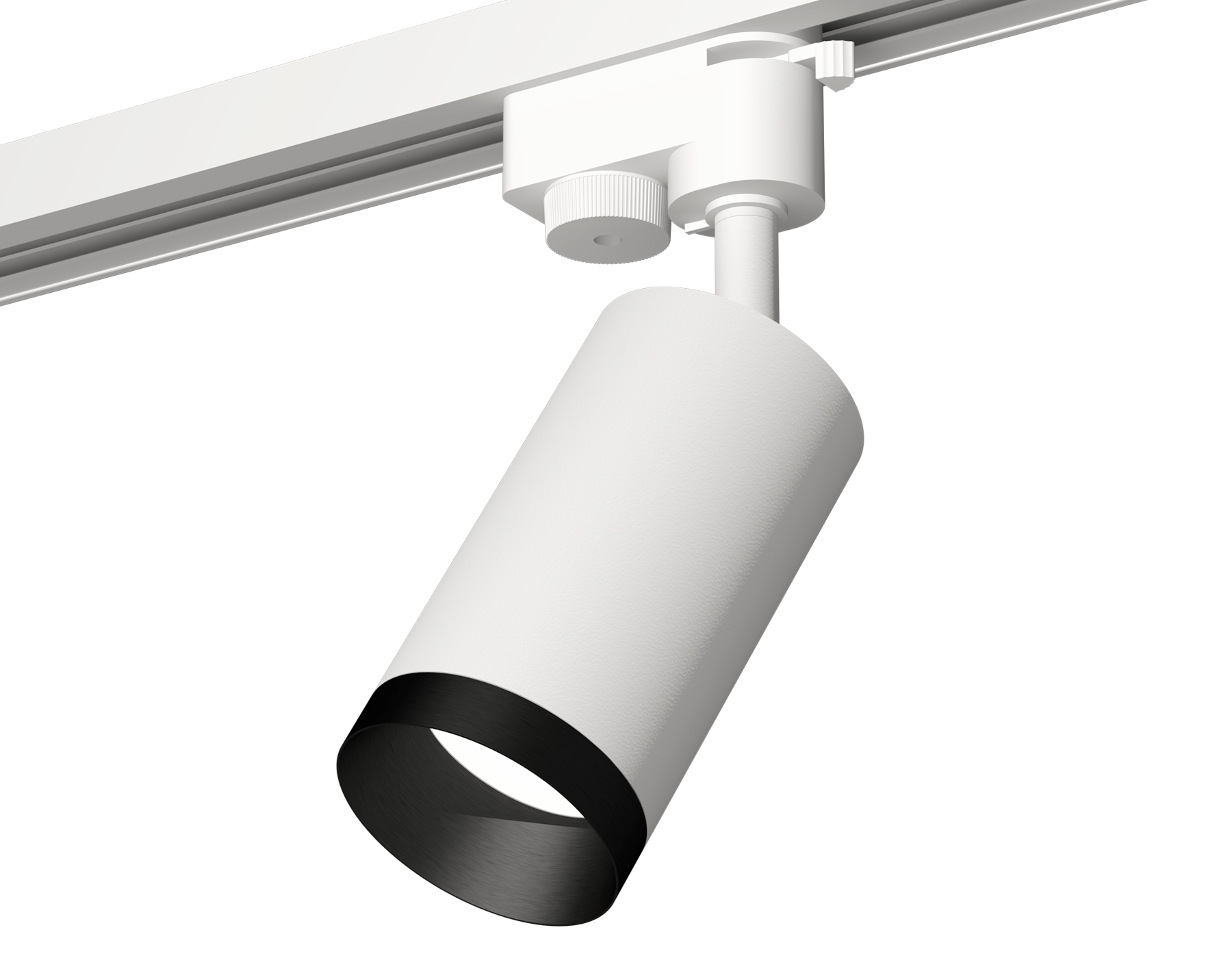 Ambrella Комплект трекового светильника XT6322061 SWH/PBK белый песок/черный полированный MR16 GU5.3 (A2520, C6322, N6131) фото