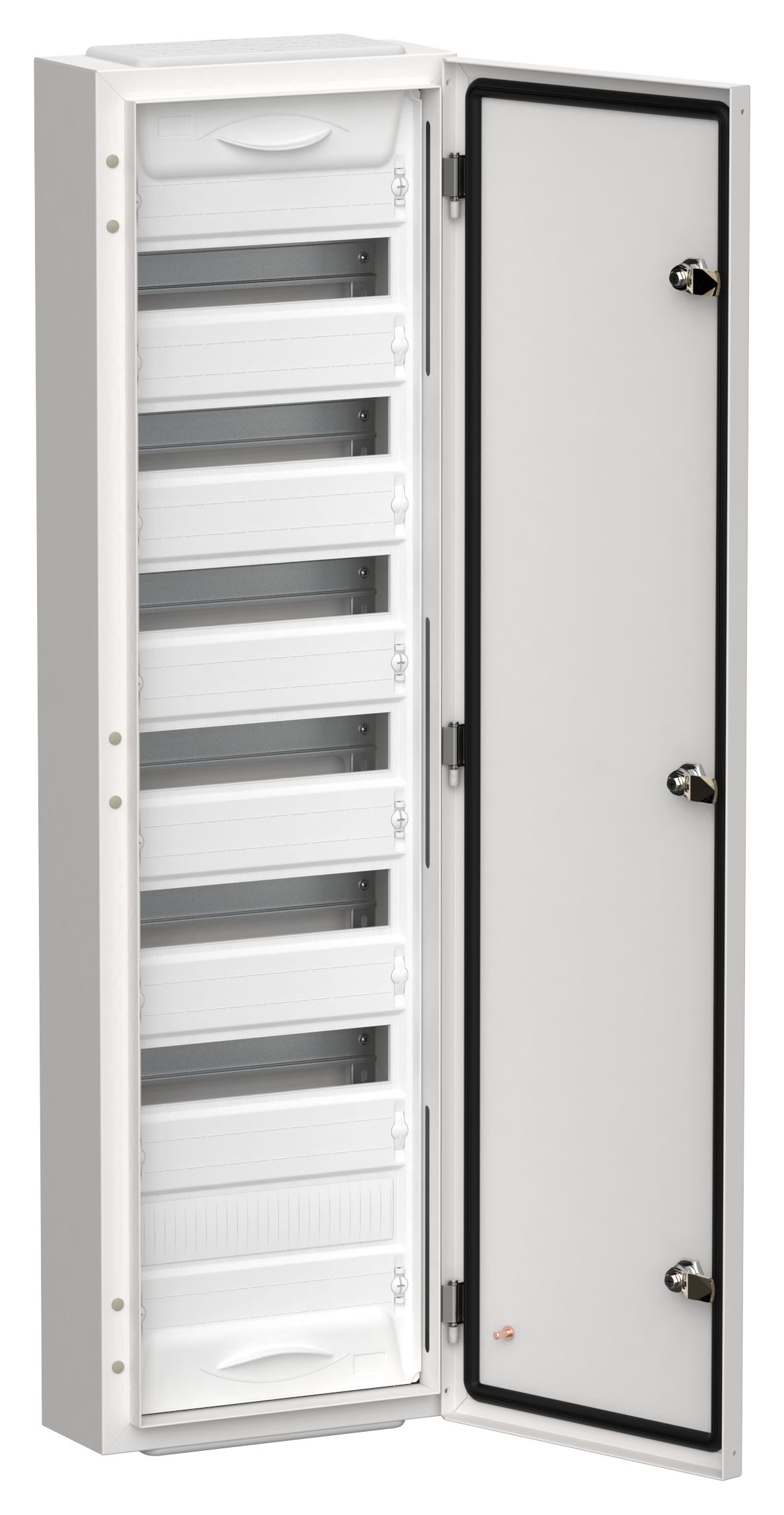 IEK TITAN 5 Корпус мет. ЩРн-84 (1х84) 1085х310х140 IP54 бел фото