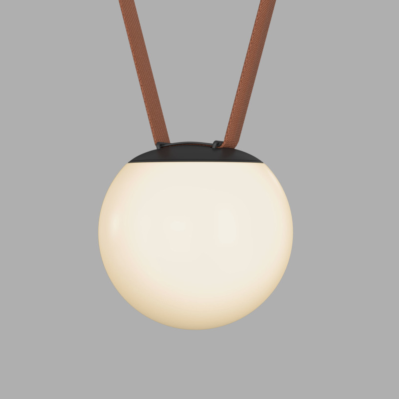Denkirs DK5551-BK Трековый светильник Belty Orb со светодиодом d150mm H147mm 48V 10W 120° 3000K IP20 черный пластик фото