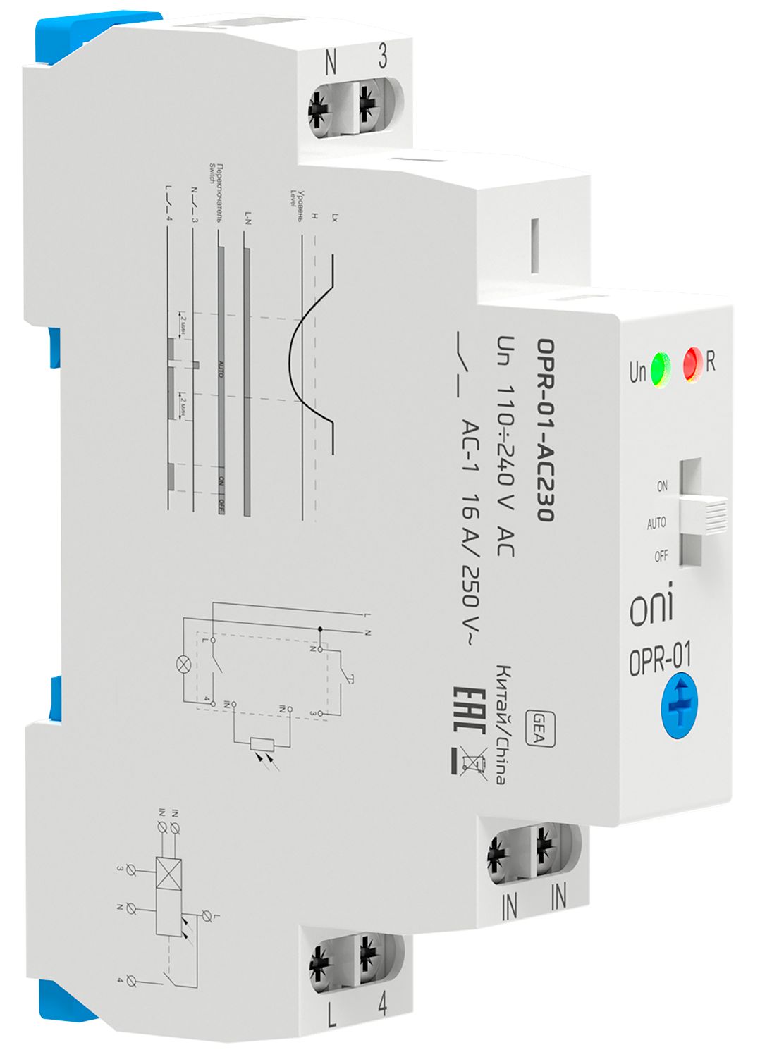 IEK ONI Фотореле OPR-01 1 конт. 230В АС с вынос.дат.. фото