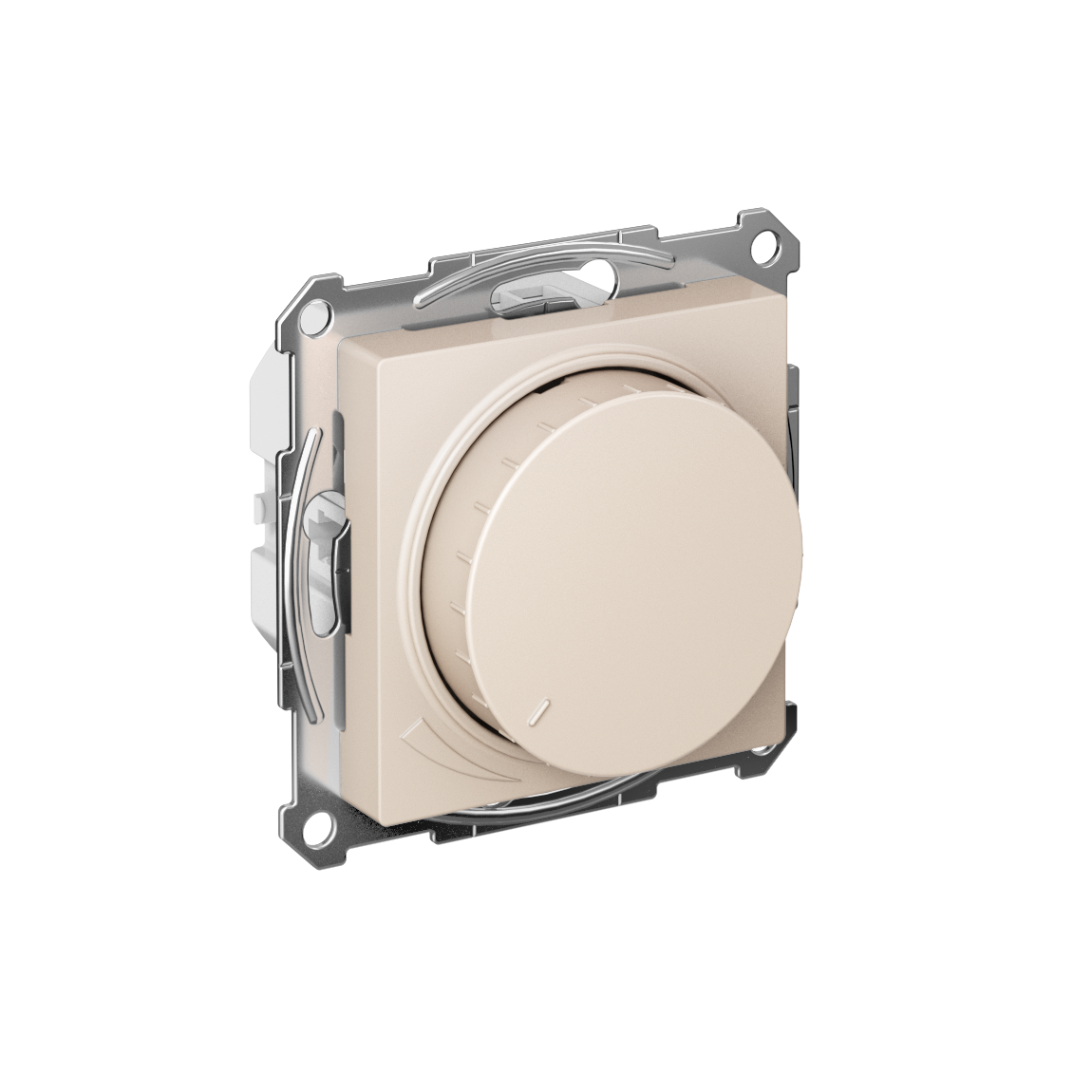 Systeme Electric AtlasDesign Беж Светорегулятор (диммер) повор-нажим, LED, RC, 400Вт, мех. фото