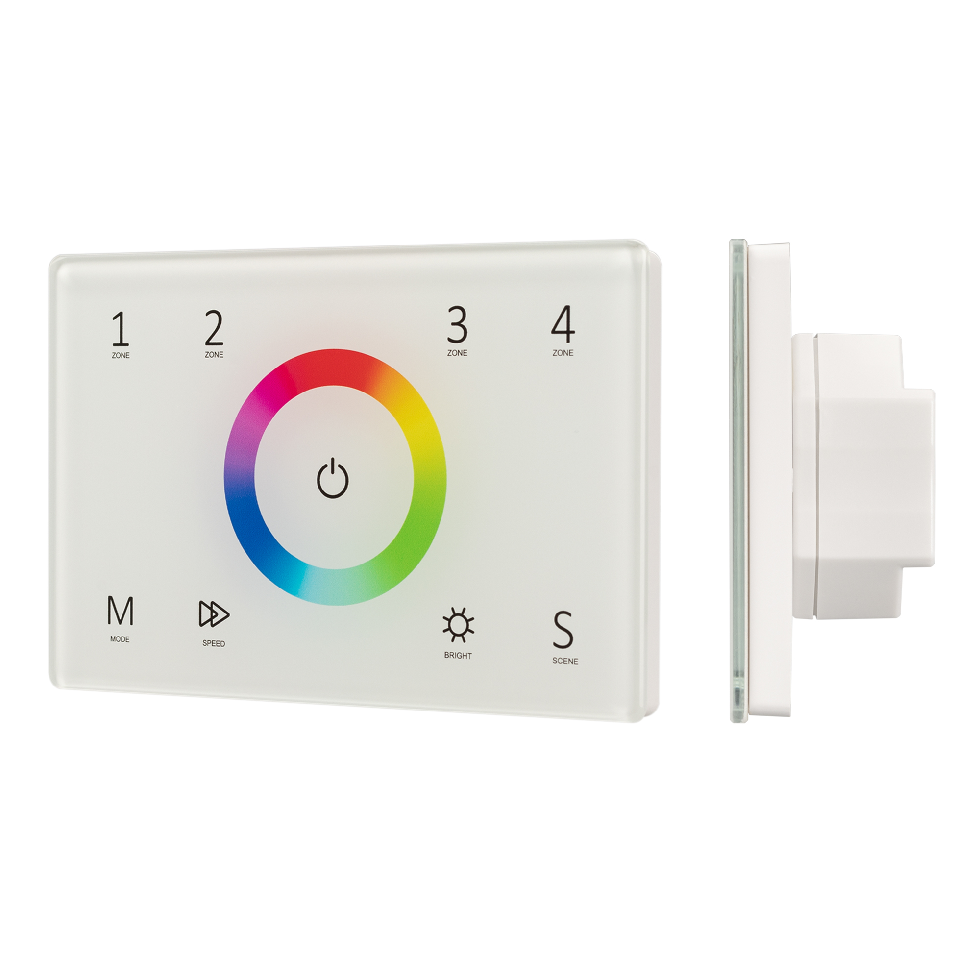 Arlight Панель Sens SMART-P83-RGB White (230V, 4 зоны, 2.4G) (IP20 Пластик, 5 лет) фото
