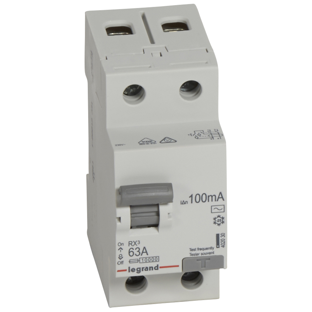 Legrand RX3 УЗО 2P 100мА 63А (AC). фото