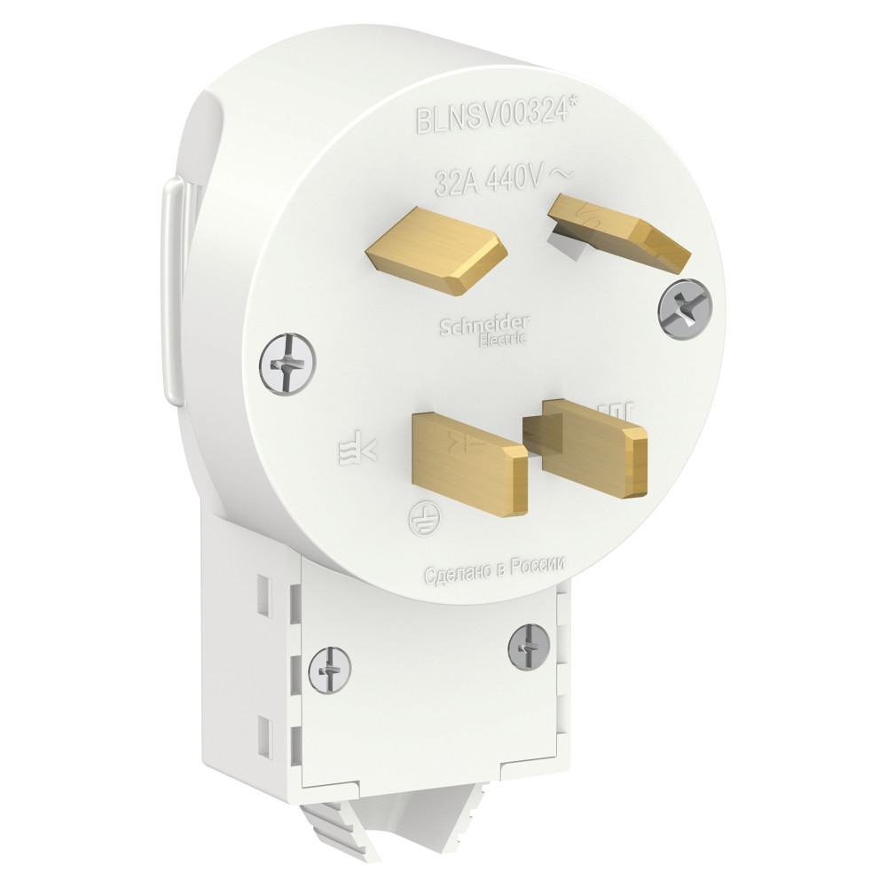Systeme Electric Blanca внутр Бел Вилка силовая 3Р+N 32А, 400В фото