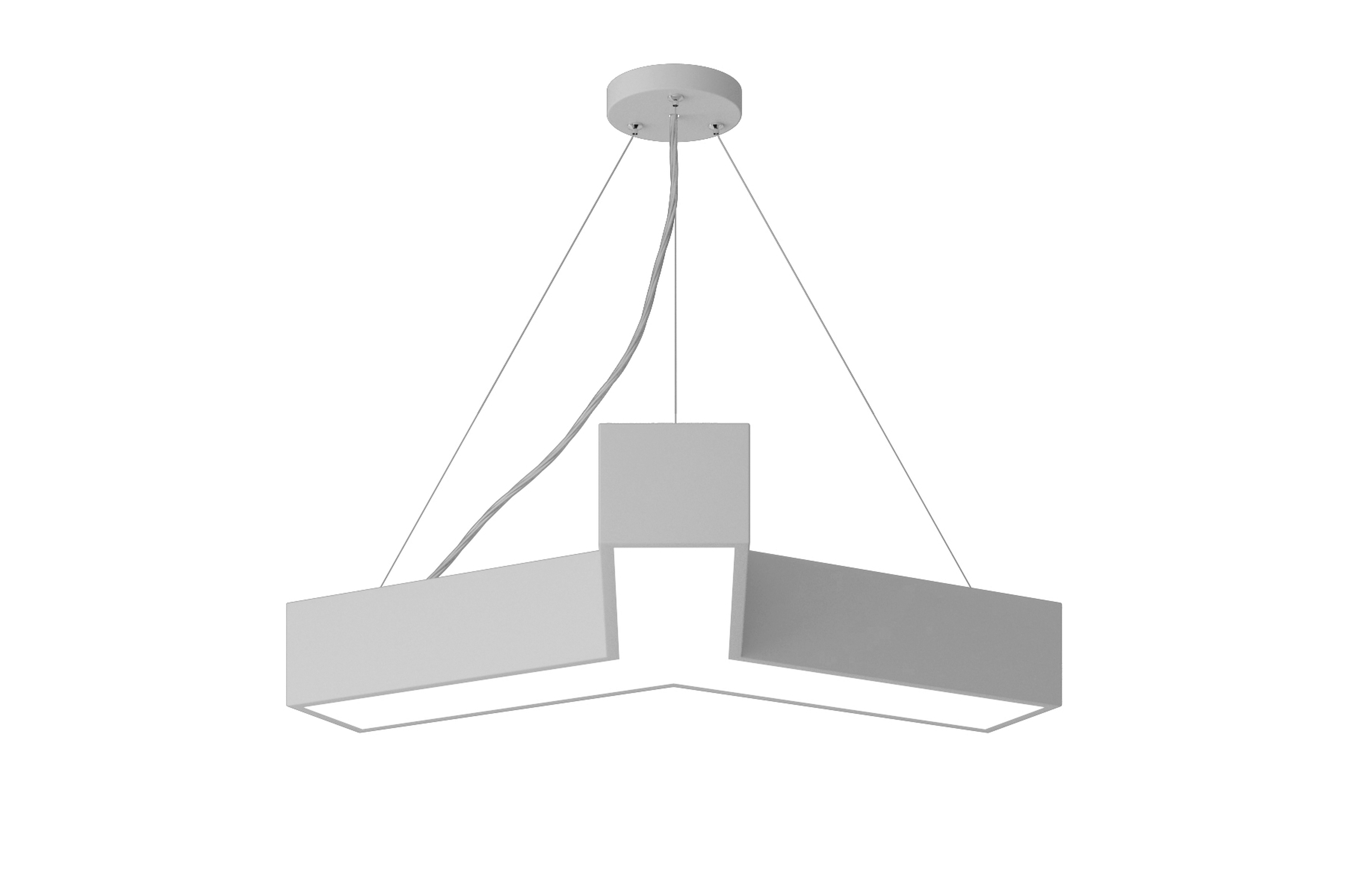 ЭРА Светильник LED Geometria SPO-141-W-40K-028 Igrek 28Вт 4000K 1900Лм IP40 600*80 белый подвесной драйвер внутри фото