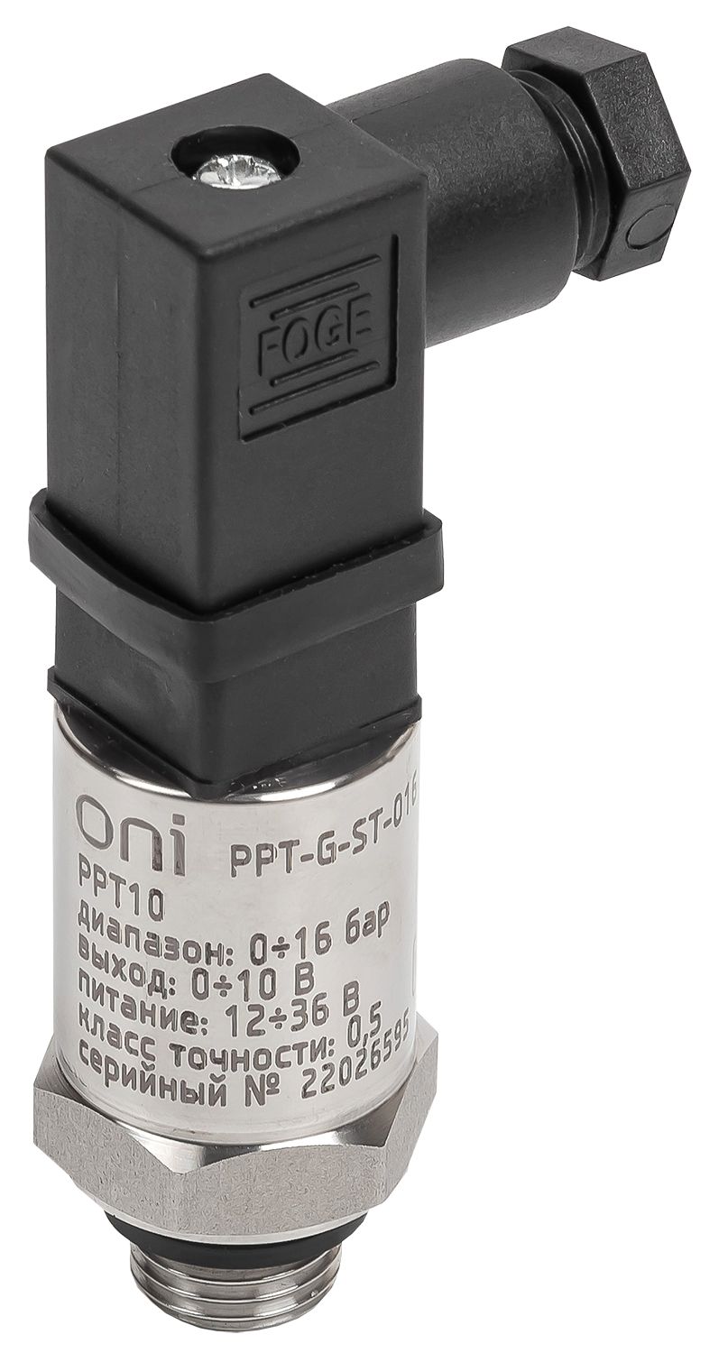 IEK ONI Преобр. давл. PPT10 0,5% 0-16Бар  0-10В G1/4 Mini 4-pin. фото