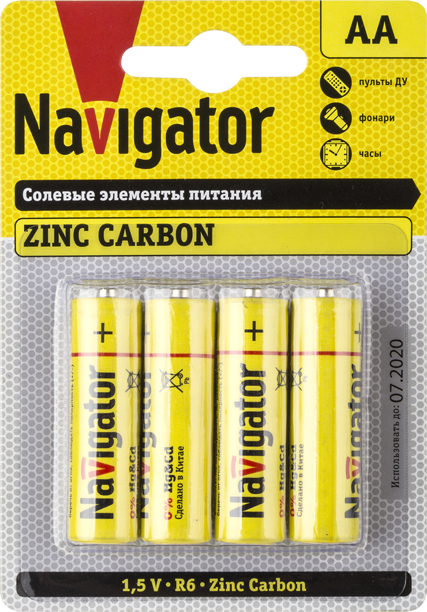 Элемент питания Navigator NBT-NS-R6-BP4 (960/48/4)