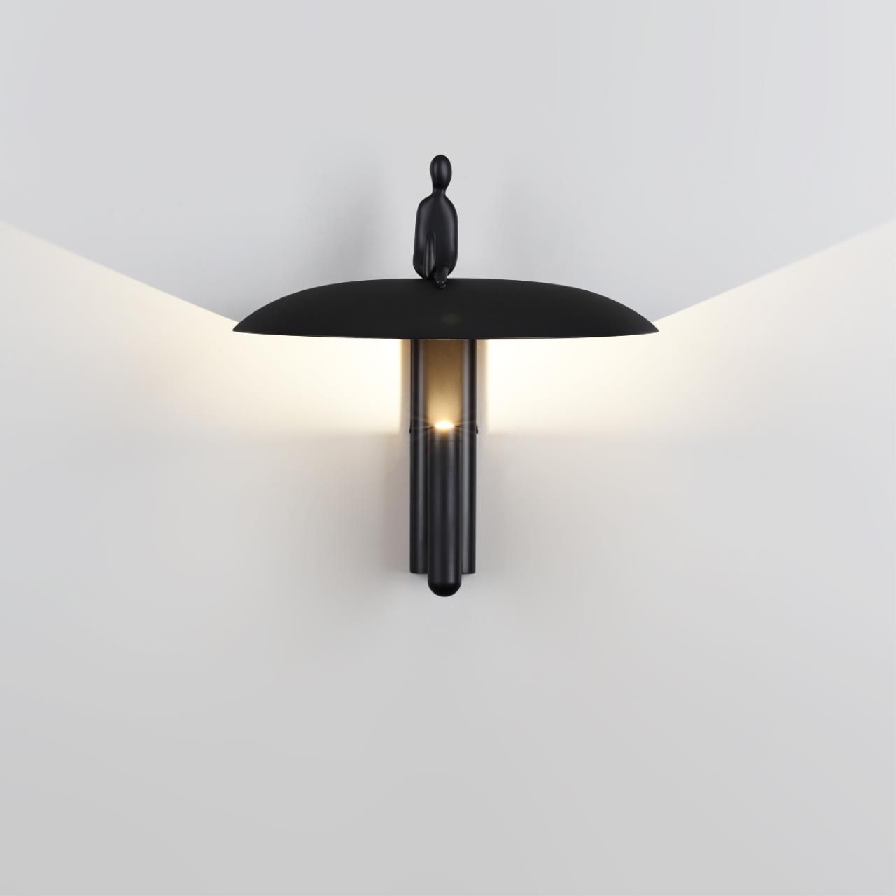 Odeon Light 7024/7WL HIGHTECH ODL25 Настенный светильник металл/металл/полирезин IP20 поворотн спот LED 7W 145°  3000K 220V SHADOW фото