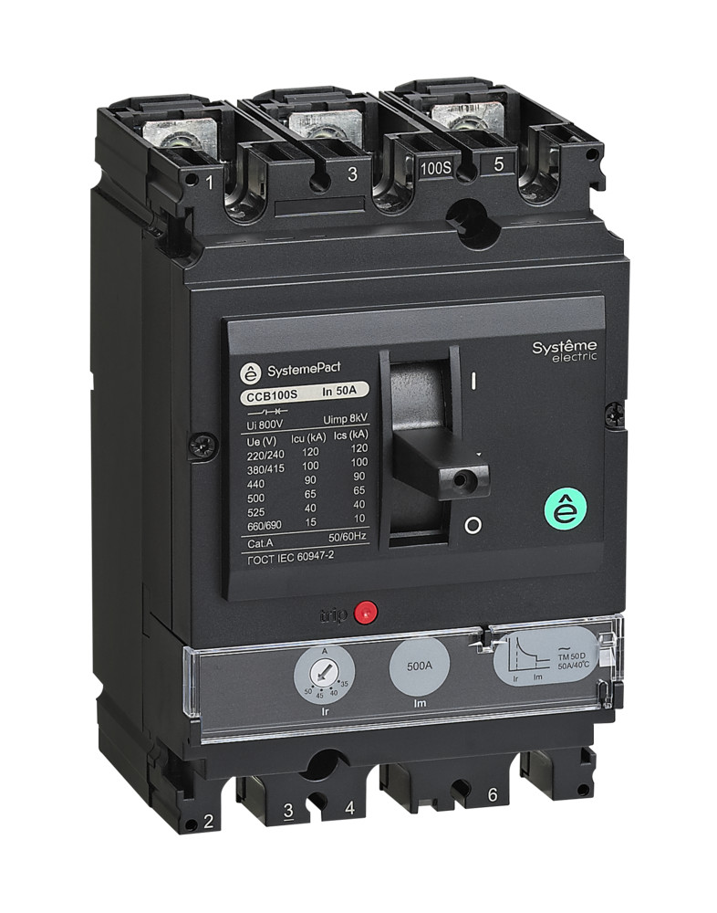 Systeme Electric SystemePact СCB Автоматический выключатель 100 36KA 3P3D TMD16 рычаг фото