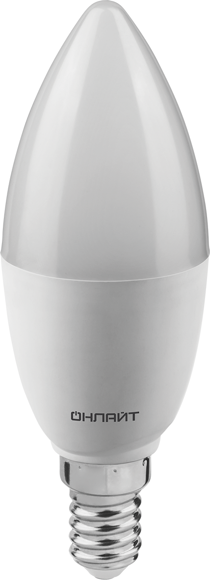 Лампа ОНЛАЙТ OLL-C37-12-230-4K-E14-FR (100/10/1)