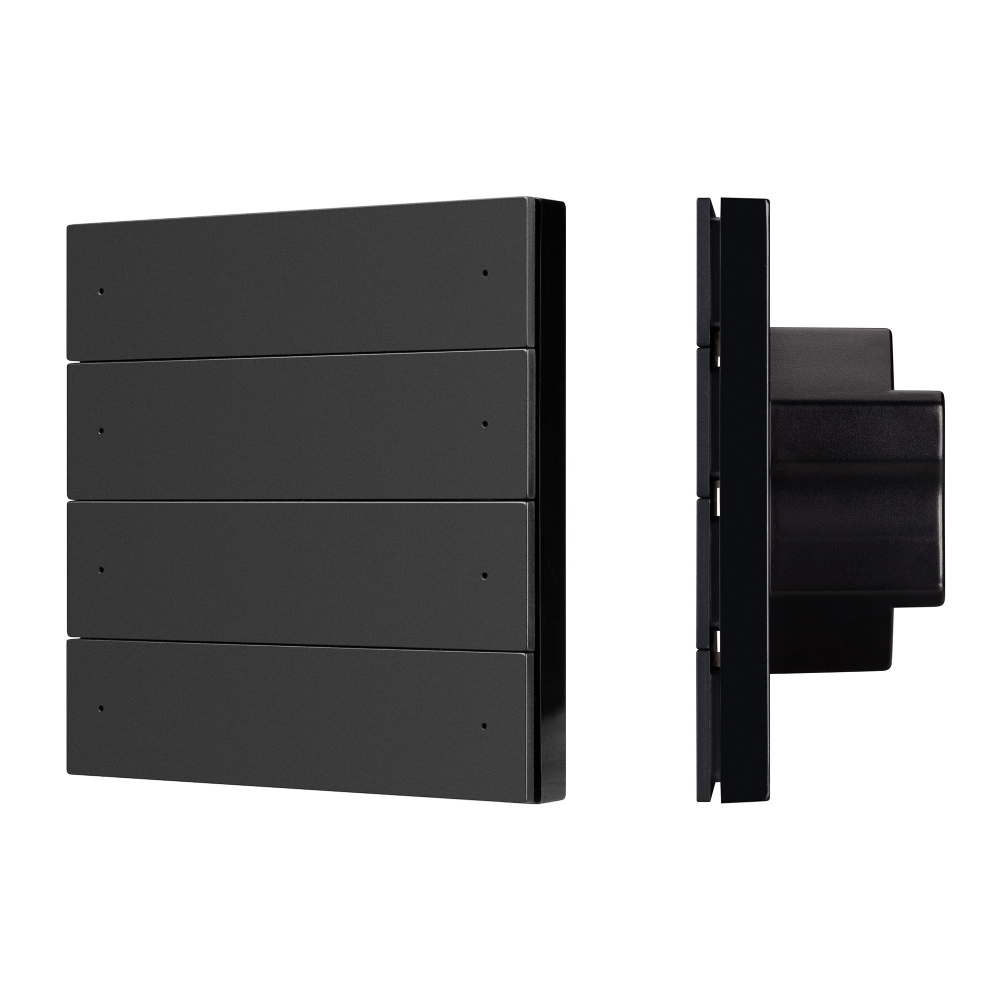 Arlight INTELLIGENT Кнопочная панель SMART-ZB-801-22-1G-8SC-MULTI-IN Black (230V) (IARL, IP20 Пластик, 5 лет) фото