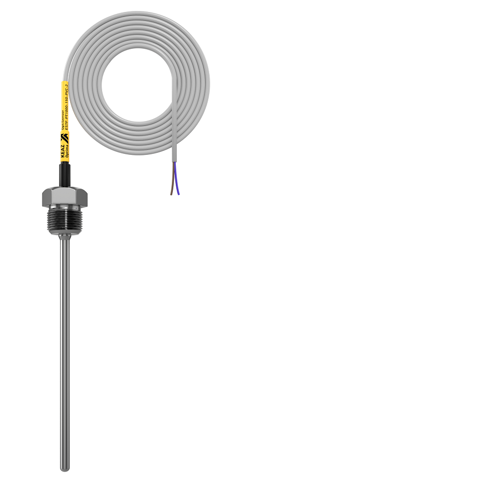 КЭАЗ Датчик температуры погружной OptiSensor ESTF-PT1000-150-PVC-2. фото