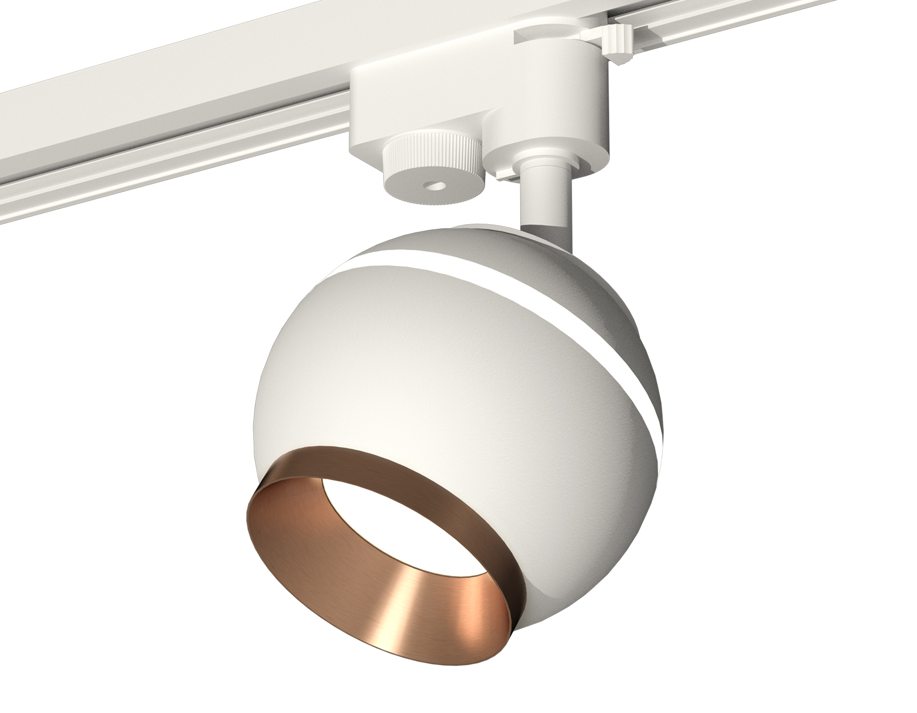 Ambrella Комплект трекового светильника XT1101024 SWH/PPG белый песок/золото розовое полированное GU5.3 LED 3W 4200K (A2520, C1101, N7035) фото