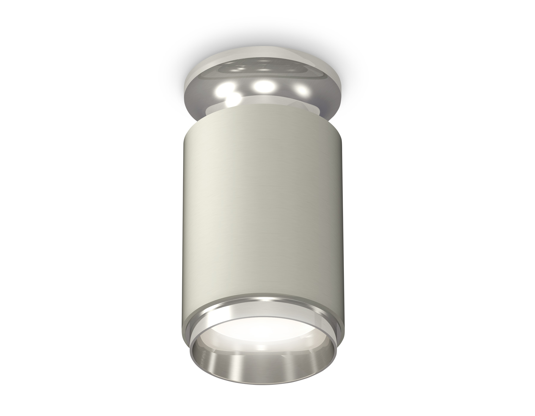 Ambrella Комплект накладного светильника XS6314100 SGR/PSL серый песок/серебро полированное MR16 GU5.3 (N6903, C6314, N6122) фото