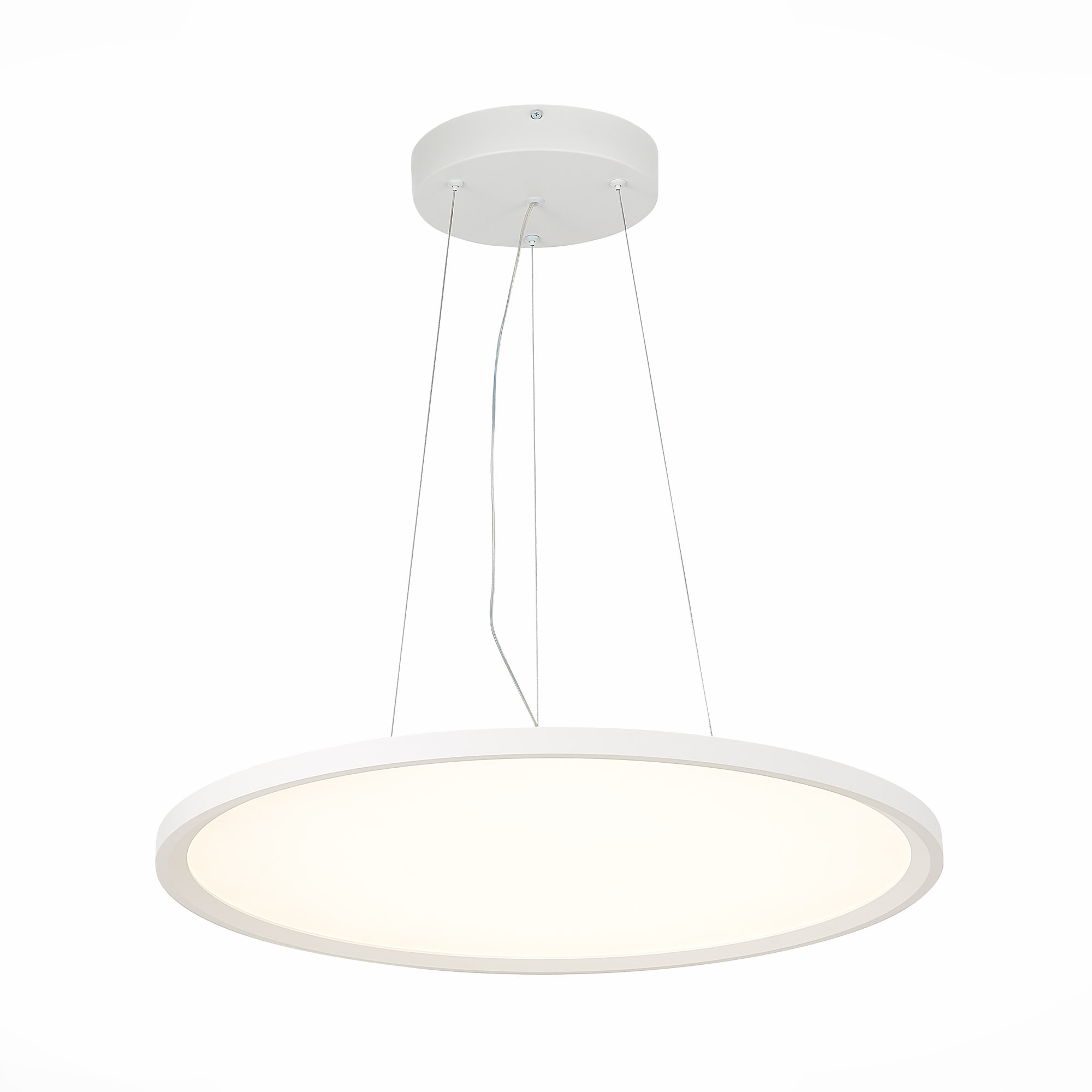 ST LUCE  ST602.543.56 Светильник подвесной Белый LED 1*56W 4000K 5 040Lm Ra>80 120 IP20 D600xH35 90-265V фото