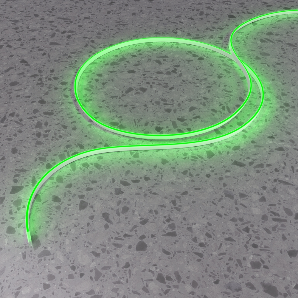 Maytoni Led Strip Гибкий неон 10x4 24В 9,6 Вт/м Green IP67 5м 432040 фото