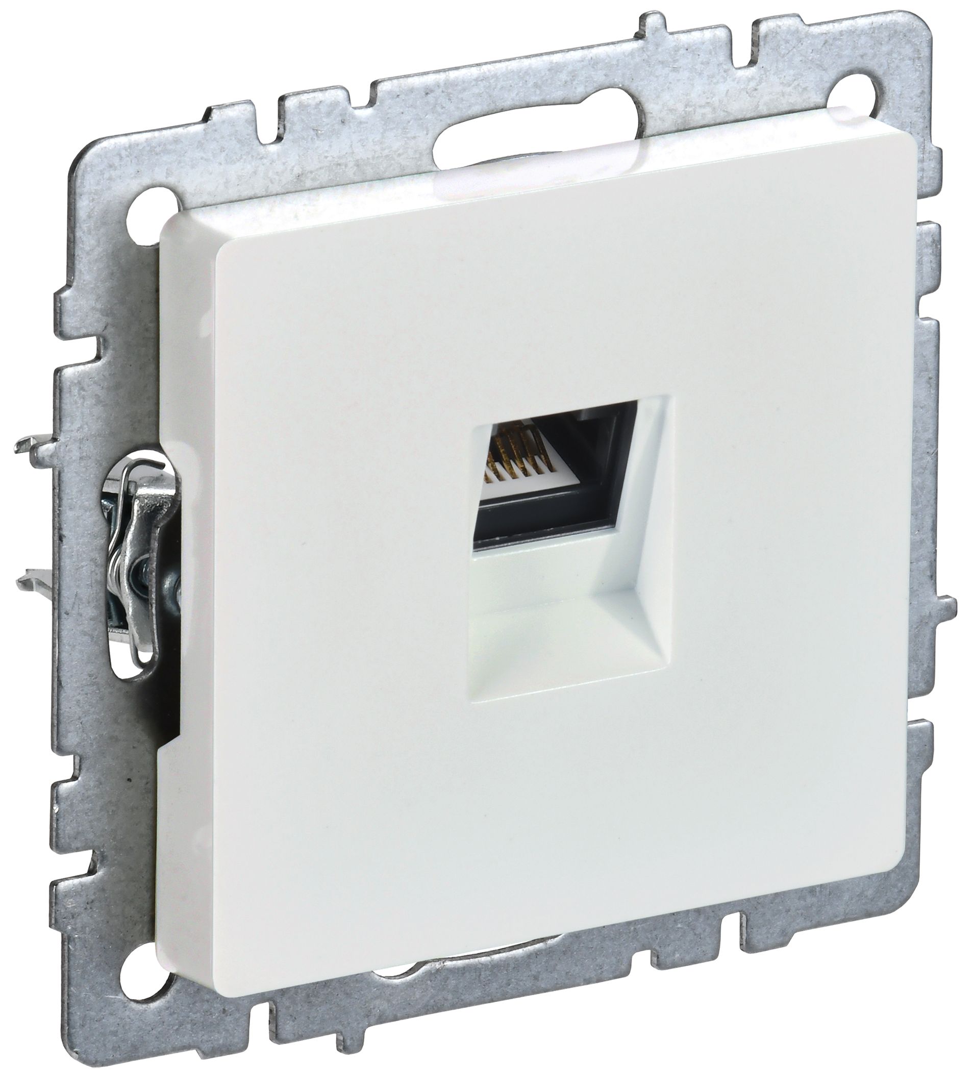 IEK BRITE BASE Жемчуг Розетка комп RJ45 кат.5E РК10-БрЖ фото