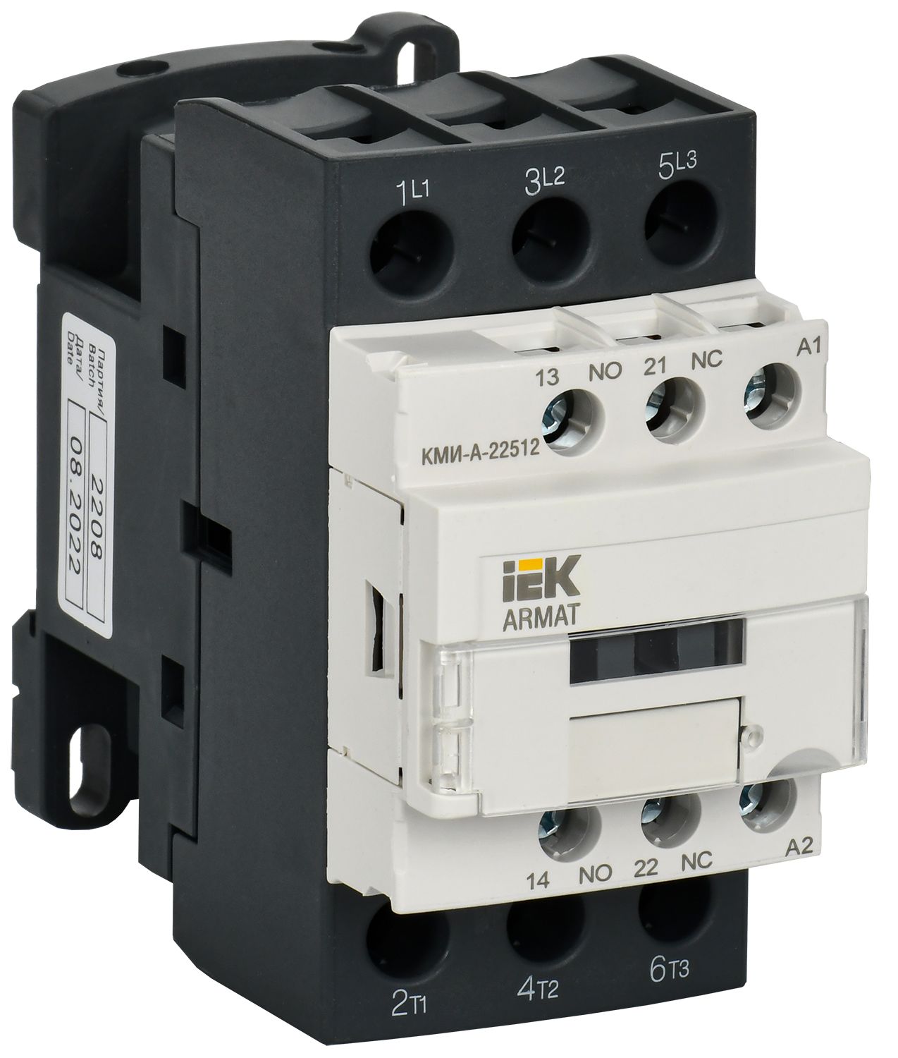 IEK ARMAT Контактор КМИ-А-22512 LC1D 25А 48В/АС3 1НО/1НЗ фото