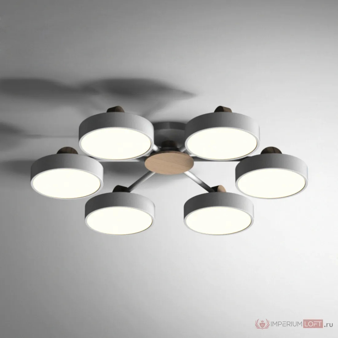 ImperiumLoft Потолочная люстра MOVE 6 Gray фото