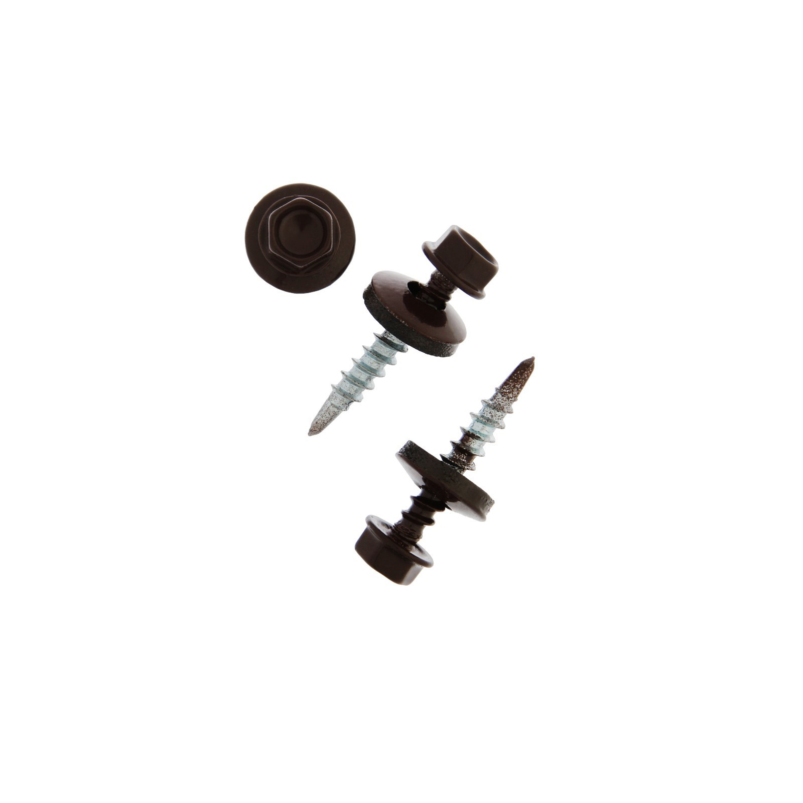 Tech-Krep Саморез КР св. 4,8х28 RAL-8017 (шокол. корич.) (300 шт) - ведро фото