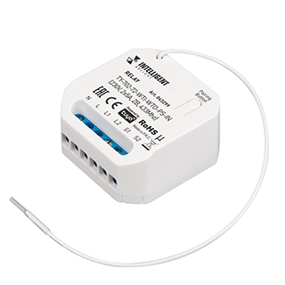 Arlight INTELLIGENT Релейный модуль TY-702-72-WTI-WTO-PS-IN (230V, 2x5A, ZB, 433Mhz) (IARL, IP20 Пластик, 3 года) фото