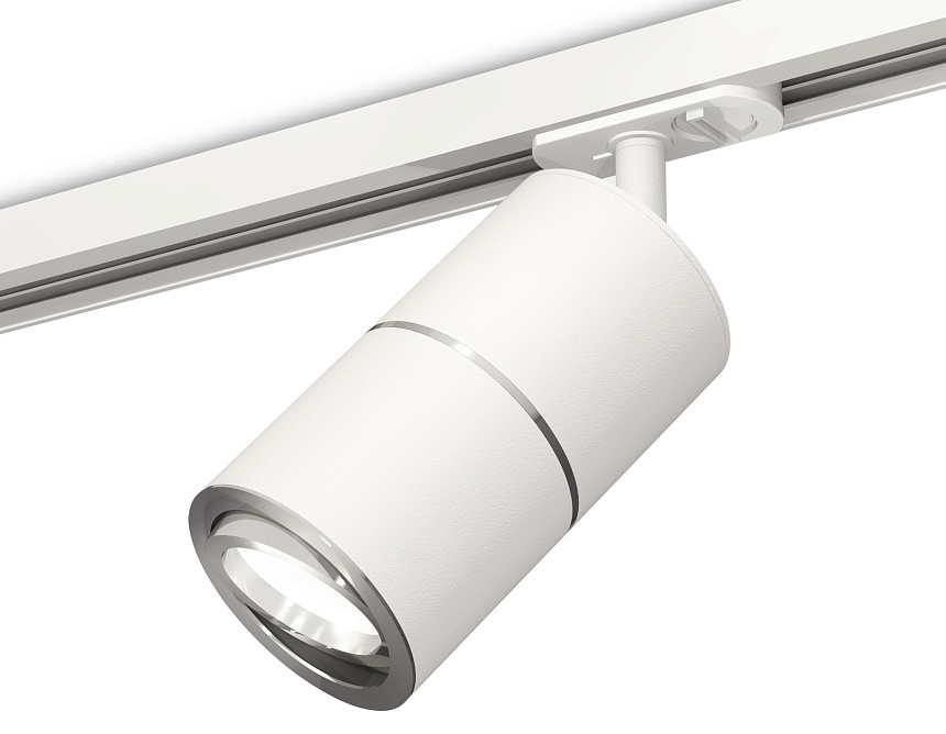 Ambrella Комплект поворотного трекового светильника XT7401002 SWH/PSL белый песок/серебро полированное MR16 GU5.3 (A2536, C7401, A2070, C7401, N7003) фото