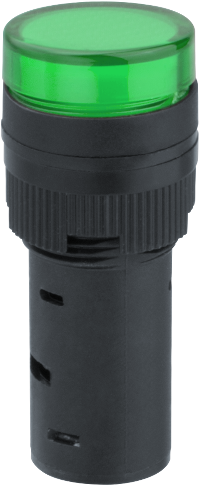 Лампа индикаторная Navigator NBI-I-AD16-230-G зеленая d16мм 230В AC/DC (240/20/1)