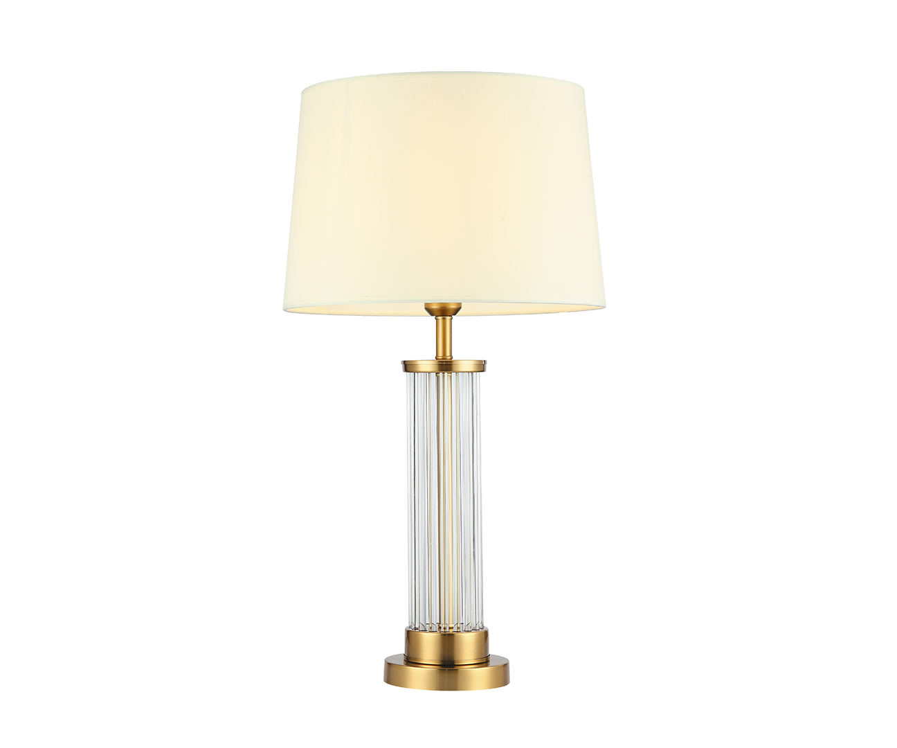 Kink Light 07703-T,20-21(01) Настольная лампа Милта бронза/прозрачный/белый d38 h68 E27 1*40W фото