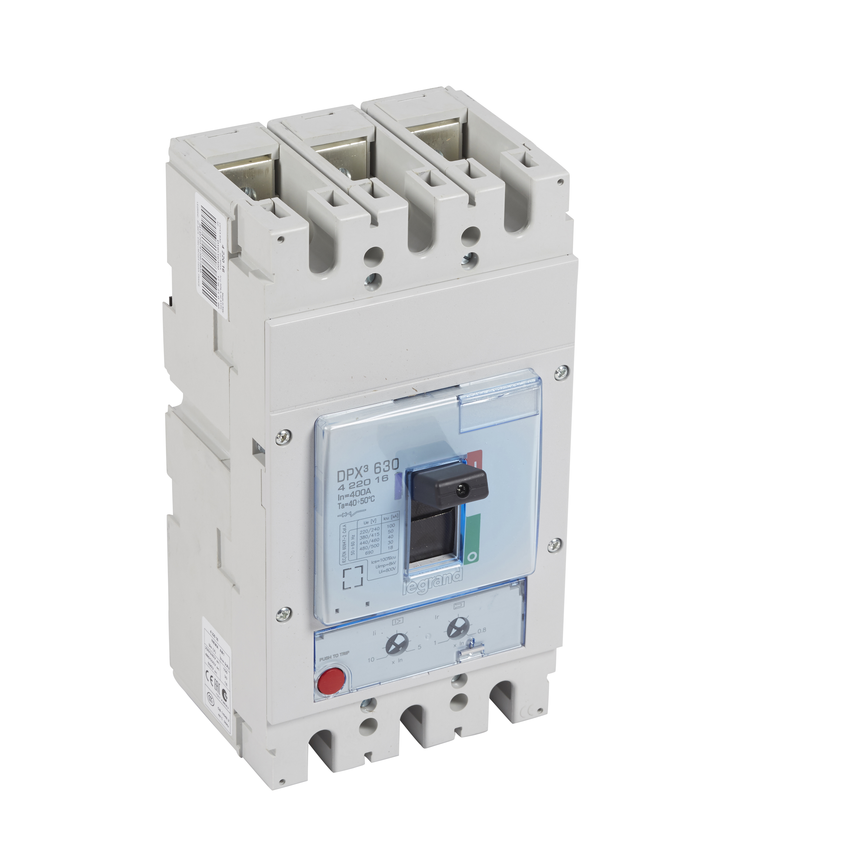 Legrand DPX3 630 Автоматический выключатель 3P 400А 50kA/ТМ. фото