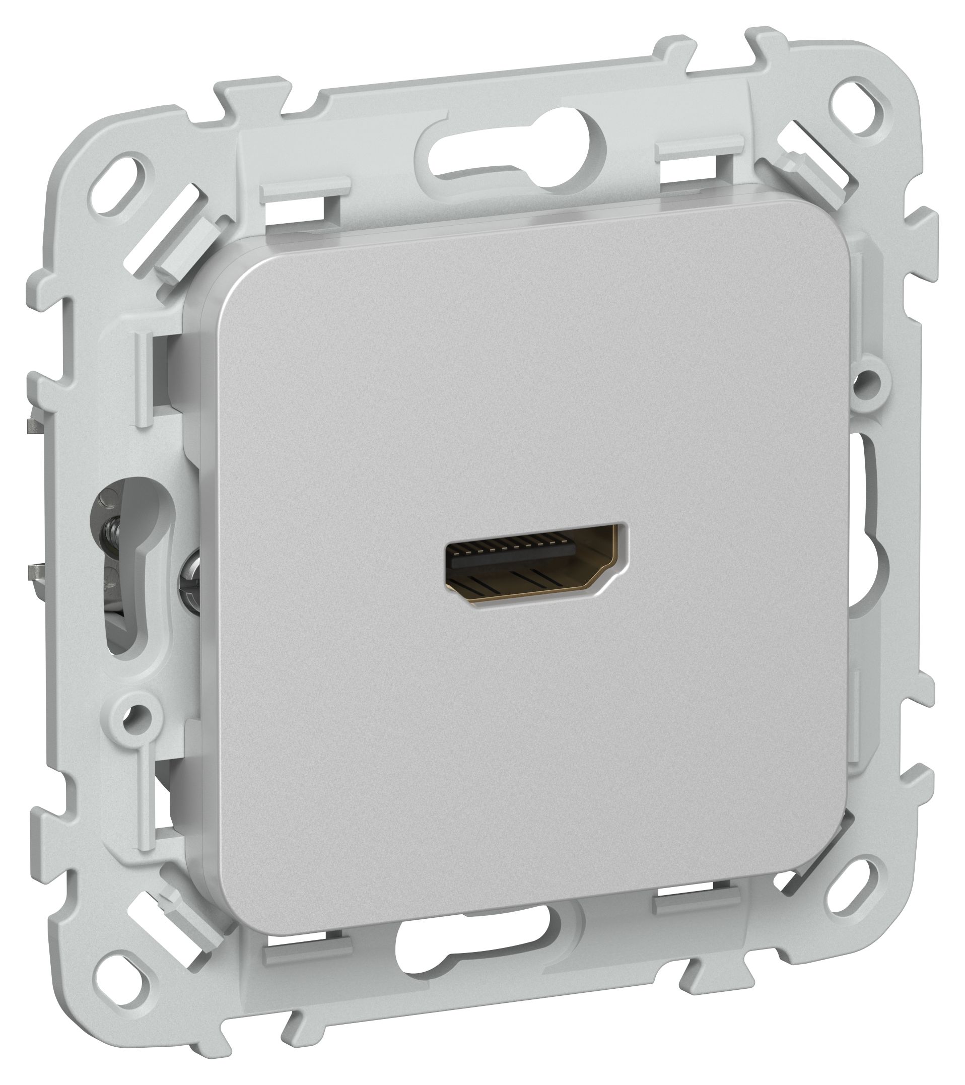 IEK FLITE Алюминий Розетка HDMI фото
