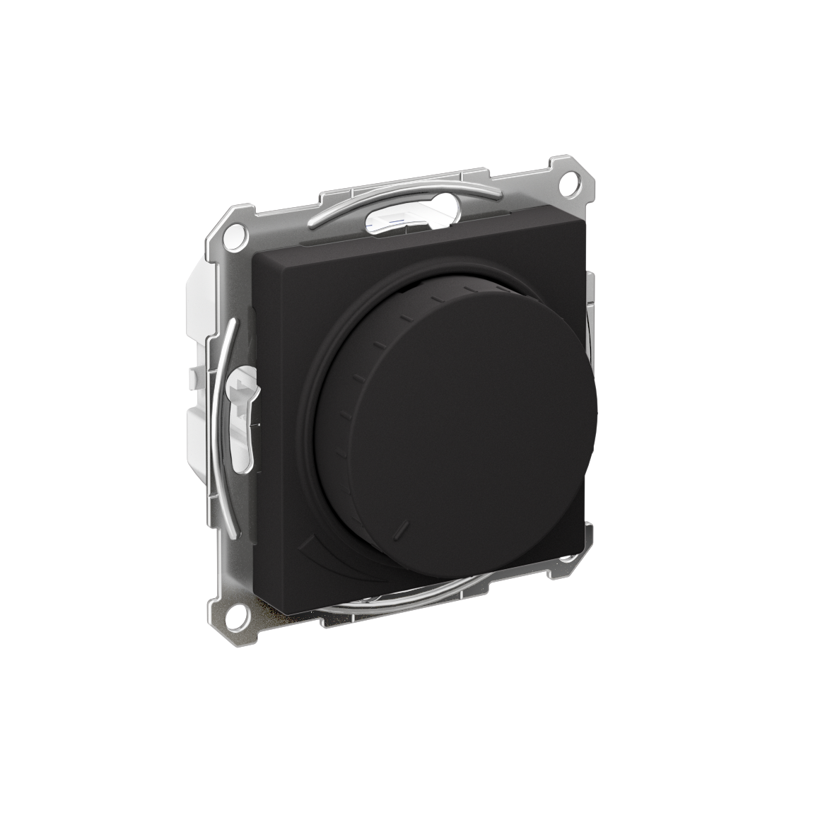 Systeme Electric AtlasDesign Карбон Светорегулятор (диммер) повор-нажим, LED, RC, 400Вт, мех. фото