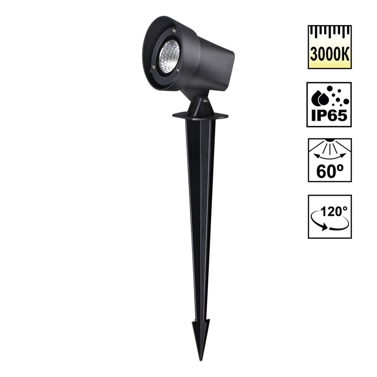 Novotech 359529 STREET NT25 черный Светильник ландшафтный светодиодный грунтовый IP65 LED 13W 110-240V 1040Лм 3000К LANDSCAPE фото