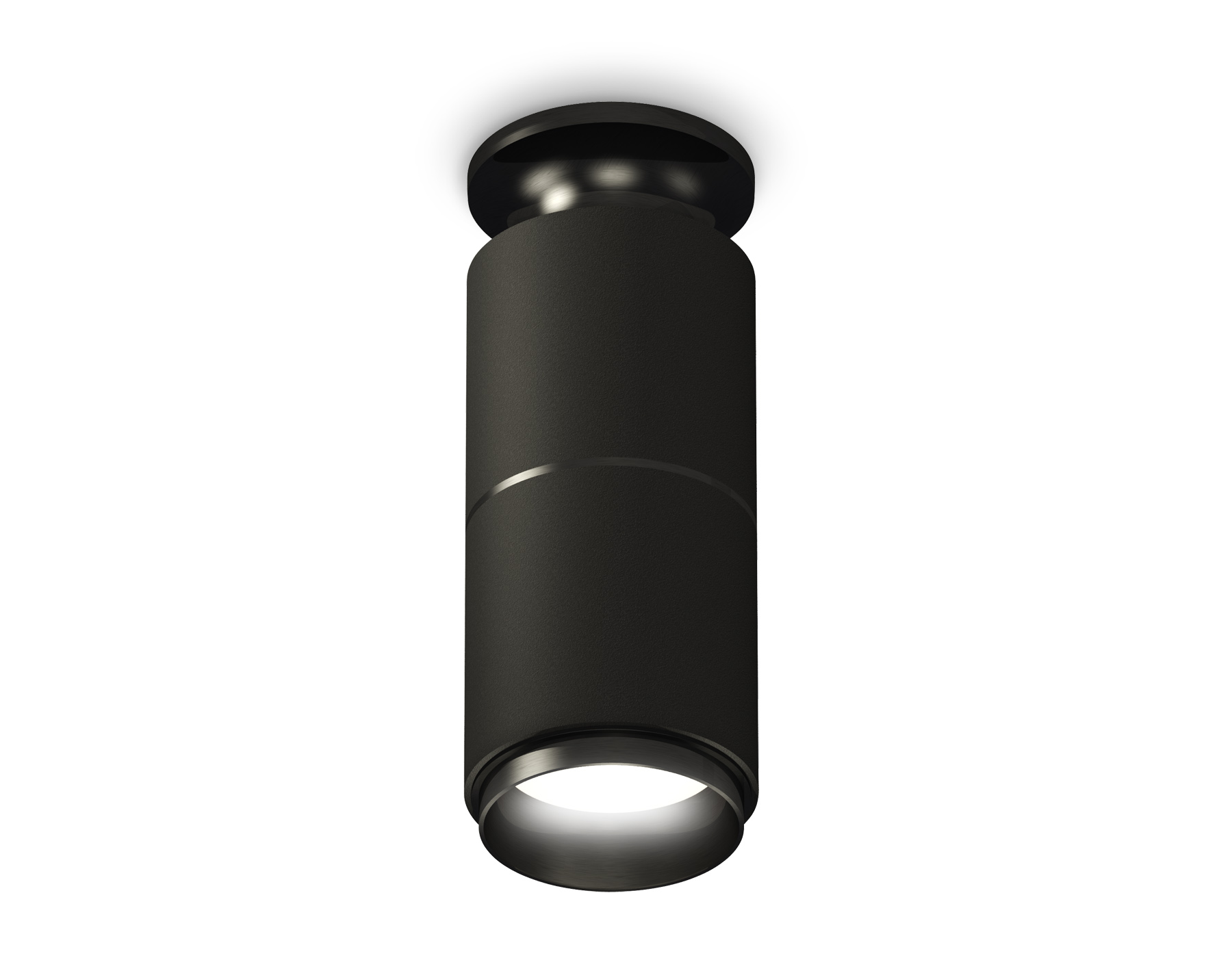 Ambrella Комплект накладного светильника XS6302201 SBK/PBK черный песок/черный полированный MR16 GU5.3 (N6902, C6302, A2061, N6121) фото