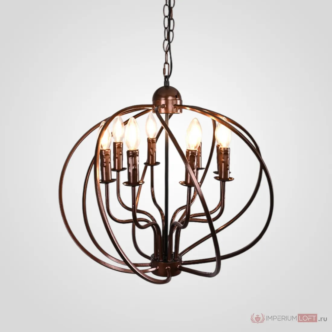 ImperiumLoft Подвесная люстра Cagie Dark chocolate L8 фото