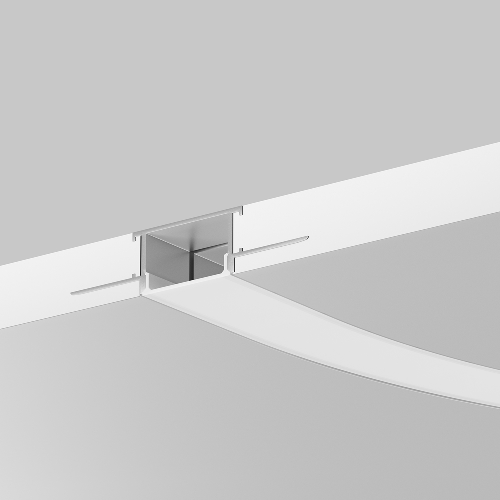 Maytoni Led Strip Алюминиевый профиль встраиваемый с боковым изгибом ALM-6214SB-S-2M фото