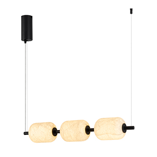 Arlight Светильник SP-CARAMELA-HANG-R120-7W Warm2700 (BK, 300 deg, 230V) IP20, Натуральный шелк, 3 года) фото