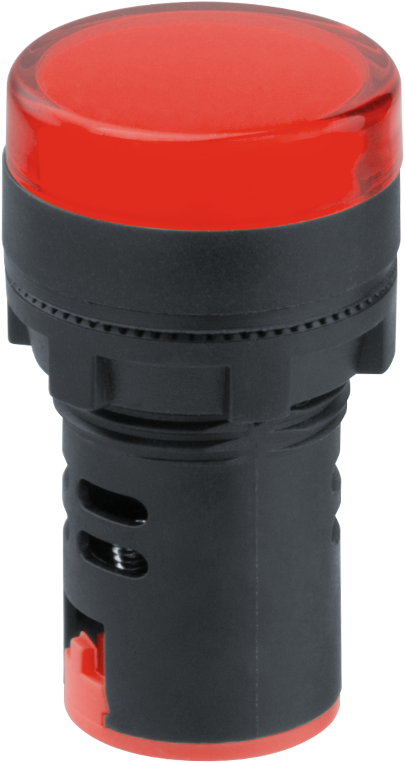 Лампа индикаторная Navigator NBI-I-AD22-230-R красная d22мм 230В AC/DC (240/20/1)