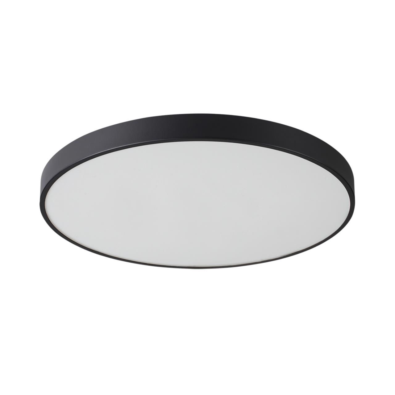 Sonex 7756/92L MITRA LED SN Светильник металл/акрил/черный LED 80Вт+12Вт(подсветка) 3000K D800 IP20 QUASAR фото