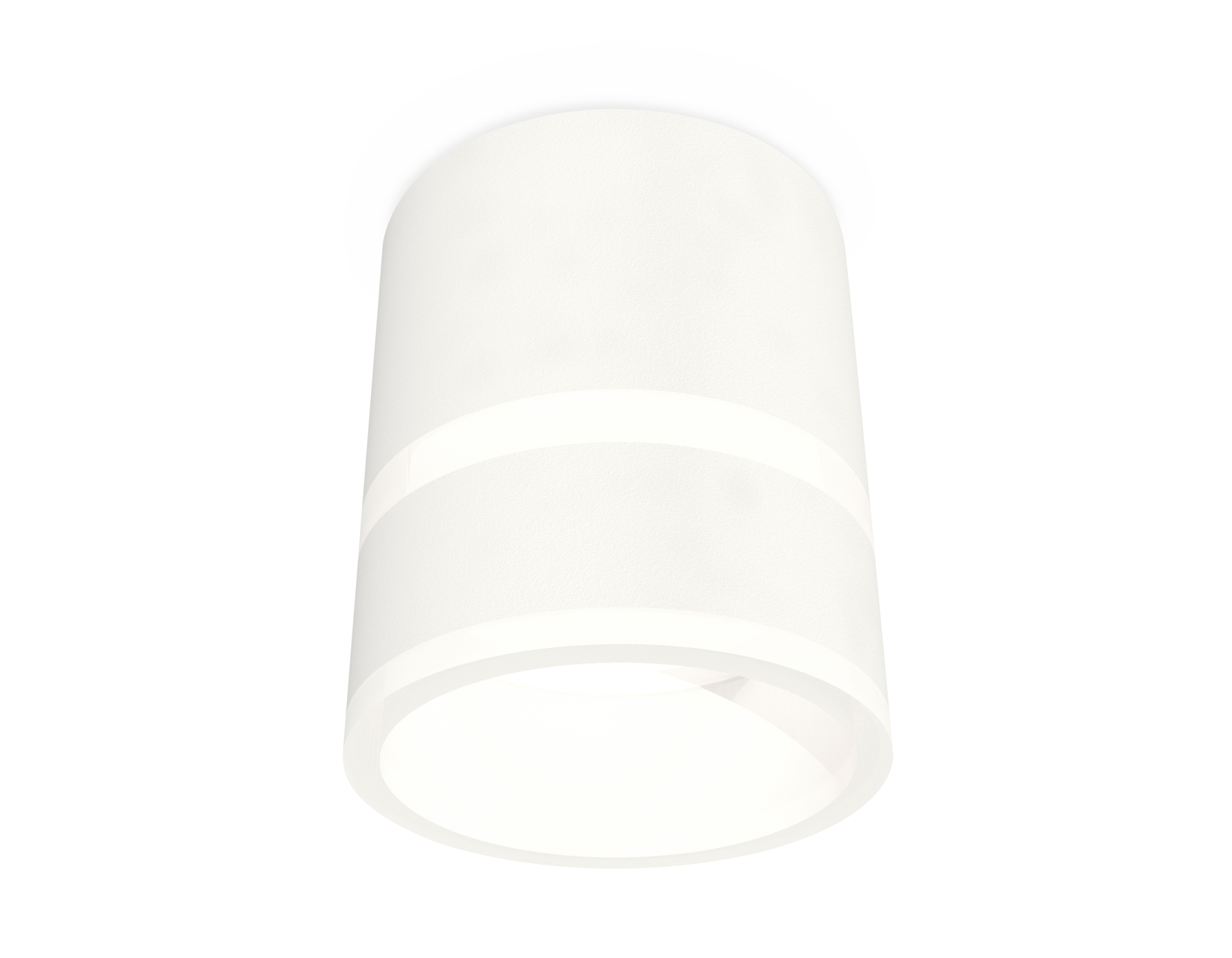 Ambrella Комплект накладного светильника с акрилом XS8110005 SWH/FR белый песок/белый матовый GX53 (C8110, N8444) фото