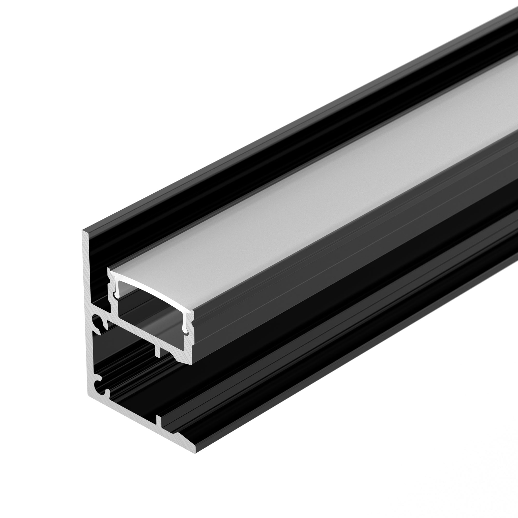 Arlight Профиль WALL-2228-2000 ANOD BLACK (Алюминий) фото